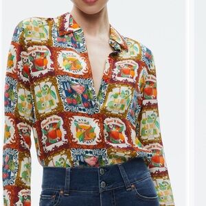 Alice and Olivia cocktail blouse